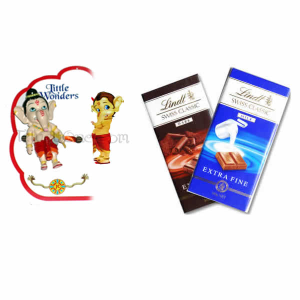 Rakhi Lindt Chocolates- 2 bars